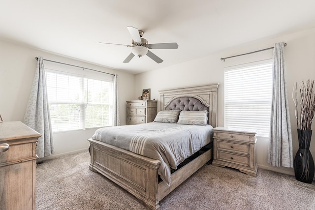 1113 Sapphire Ln, Pingree Grove, IL 60140 - bedroom with light colored carpet and a ceiling fan