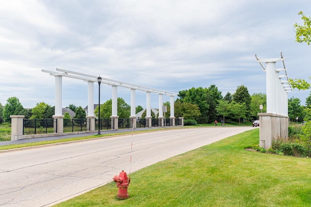 1113 Sapphire Ln, Pingree Grove, IL 60140 - view of asphalt street featuring street lighting