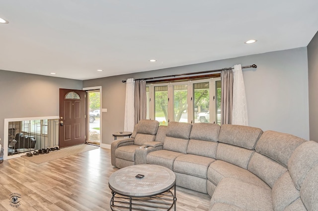 17242 Odell Ave, Tinley Park, IL 60477 - living area featuring light wood-style flooring, recessed lighting, and plenty of natural light