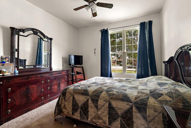 1611 Wintercrest Ln, Shorewood, IL 60404 - bedroom featuring carpet flooring and a ceiling fan