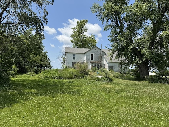 7915 N 4100 E Rd, Saybrook, IL 61770 - rear view of house featuring stone siding