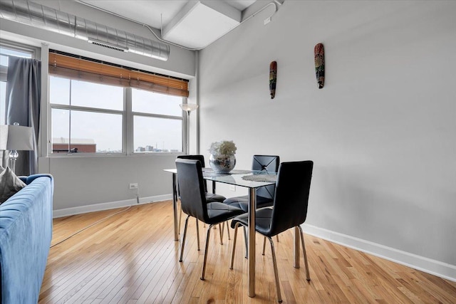 500 S Clinton St Unit 527, Chicago, IL 60607 - dining room with wood-type flooring and healthy amount of natural light