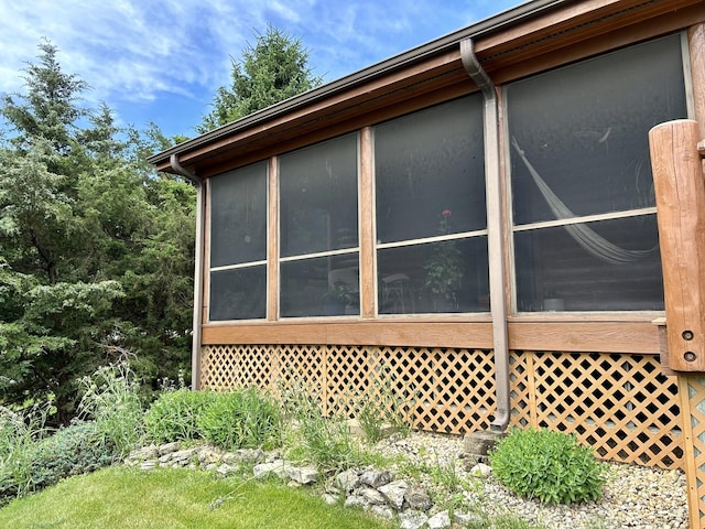 3468 E Spring Creek Dr, Ladd, IL 61329 - view of property exterior featuring a sunroom
