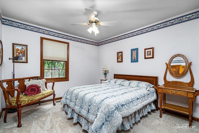 1453 Yale Ct, Naperville, IL 60565 - bedroom featuring carpet and a ceiling fan