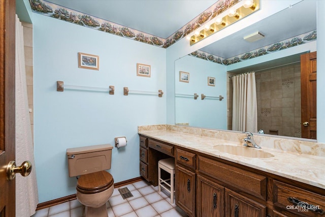 1453 Yale Ct, Naperville, IL 60565 - full bathroom with vanity and a shower with curtain