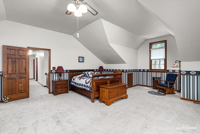 1453 Yale Ct, Naperville, IL 60565 - carpeted bedroom featuring vaulted ceiling