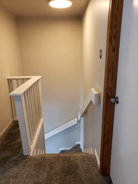 7155 W 71st St, Chicago, IL 60638 - stairs with carpet
