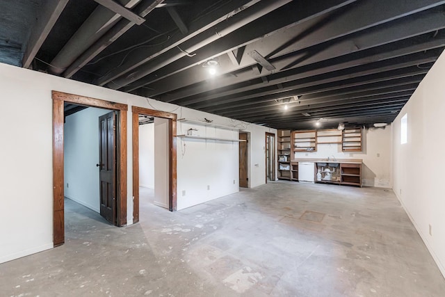 402 N St, Monroe Center, IL 61052 - view of basement