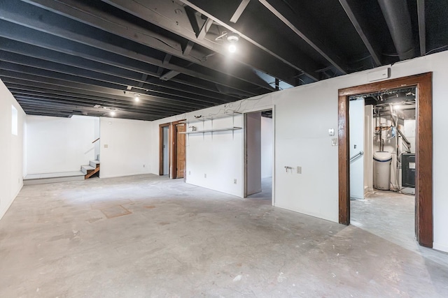 402 N St, Monroe Center, IL 61052 - finished basement with stairs