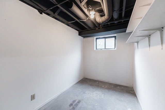 402 N St, Monroe Center, IL 61052 - basement with baseboards