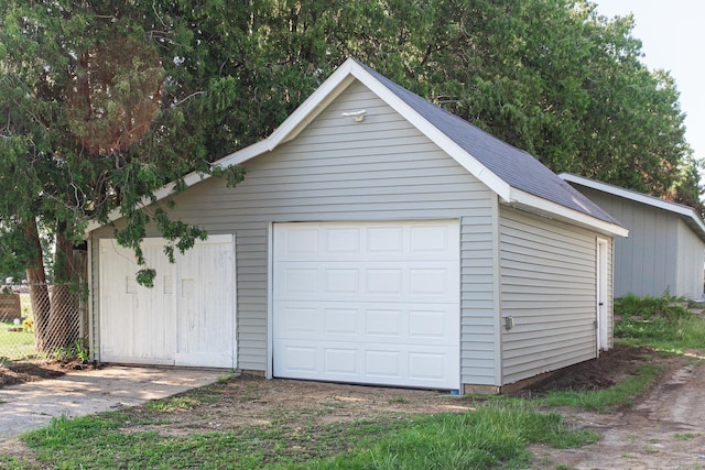 402 N St, Monroe Center, IL 61052 - view of detached garage