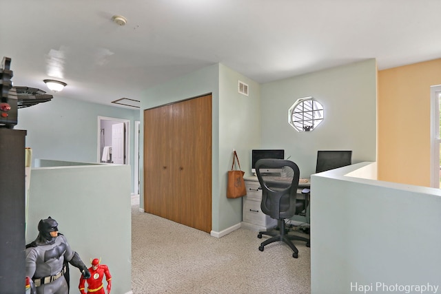 2184 N Masters Ln, Lake Villa, IL 60046 - home office featuring light colored carpet and baseboards