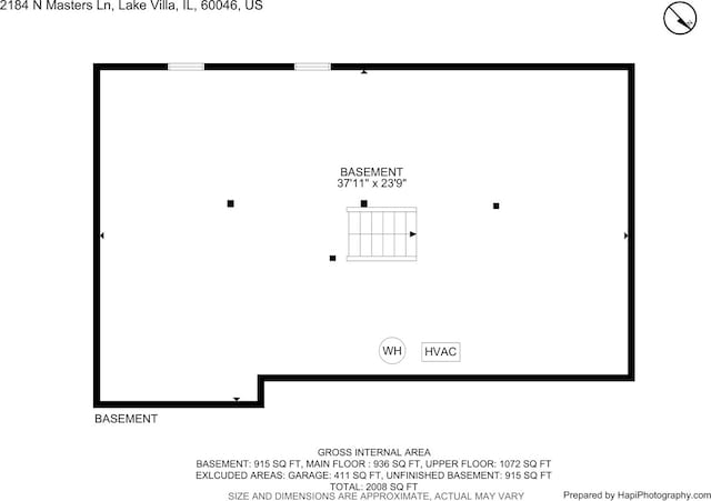 2184 N Masters Ln, Lake Villa, IL 60046 - view of room layout