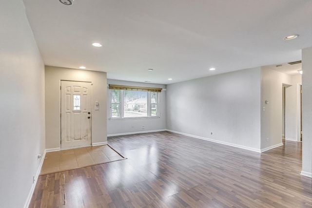 2030 Cedar Ave, Hanover Park, IL 60133 - entryway featuring wood finished floors and recessed lighting