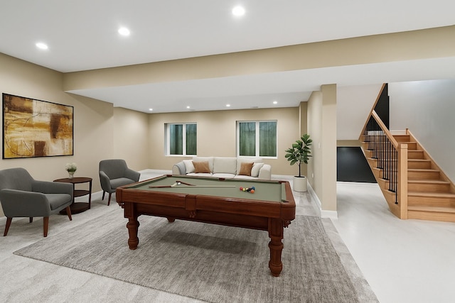 2700 Fontana Dr, Glenview, IL 60025 - playroom featuring billiards table and recessed lighting