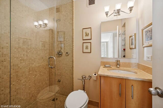 1325 N State Pkwy Unit 7A, Chicago, IL 60610 - full bathroom with a stall shower and vanity