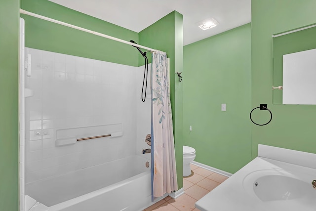 1423 Red Top Ln, Minooka, IL 60447 - full bathroom featuring shower / bath combo, tile patterned floors, and vanity