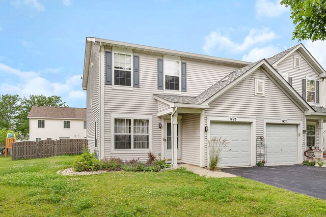 1423 Red Top Ln, Minooka, IL 60447 - traditional-style house with driveway