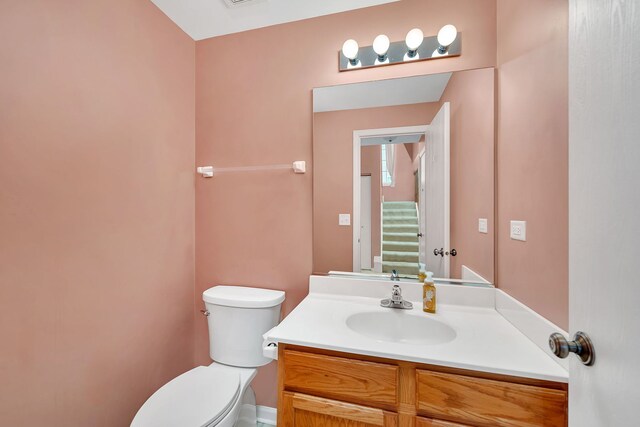 1423 Red Top Ln, Minooka, IL 60447 - bathroom featuring vanity and toilet