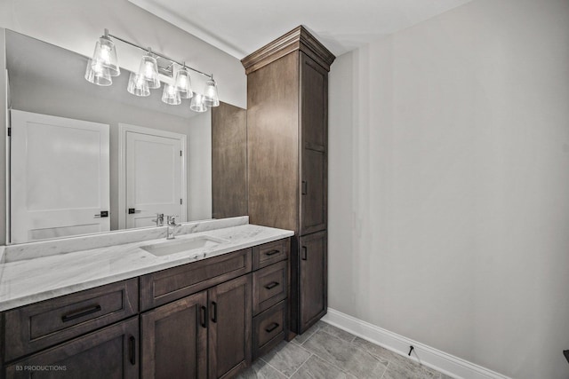 20145 Waterview Trl, Frankfort, IL 60423 - bathroom with vanity and baseboards