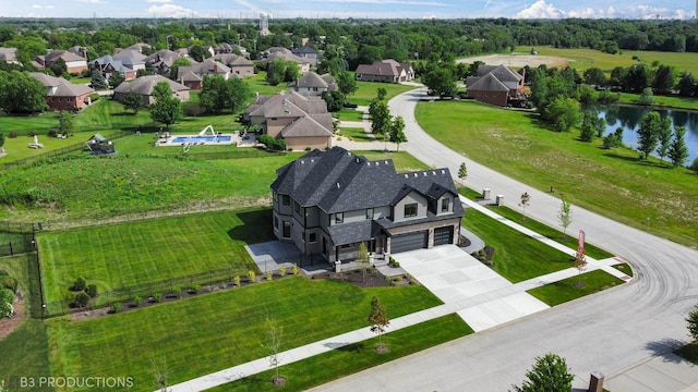 20145 Waterview Trl, Frankfort, IL 60423 - aerial view of residential area featuring a nearby body of water