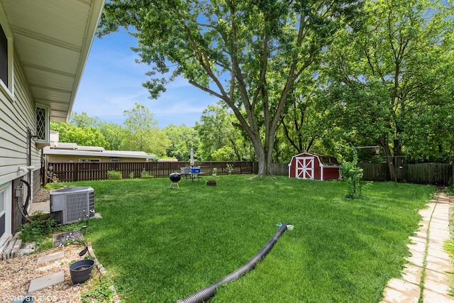303 W 8th Pl, Hobart, IN 46342 - fenced backyard featuring a shed and view of scattered trees