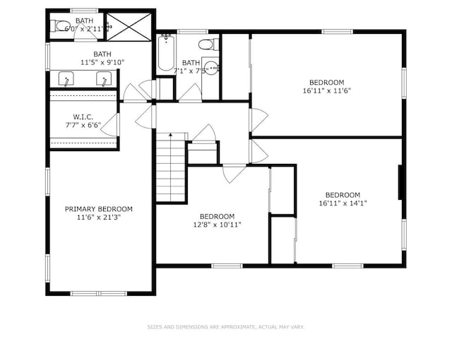 806 S Walnut Ave, Arlington Heights, IL 60005 - view of floor plan / room layout