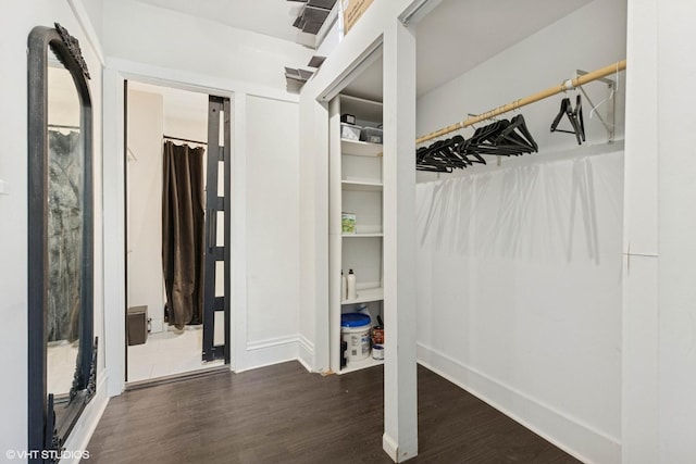 1709 W Wallen Ave Unit 1J, Chicago, IL 60626 - spacious closet featuring wood finished floors