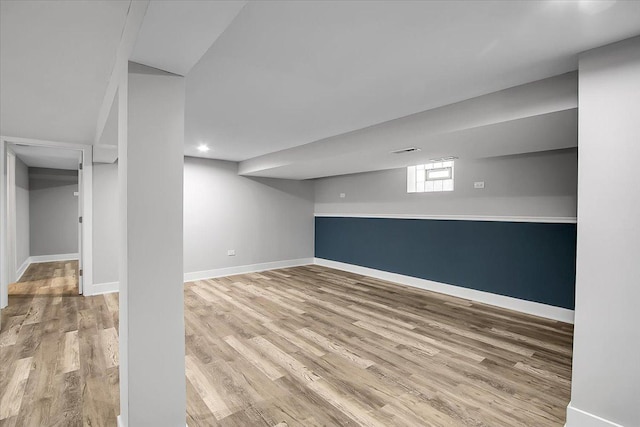 9007 S Cregier Ave, Chicago, IL 60617 - basement with wood finished floors and baseboards