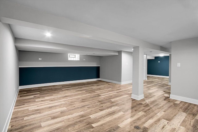 9007 S Cregier Ave, Chicago, IL 60617 - basement with light wood-style flooring