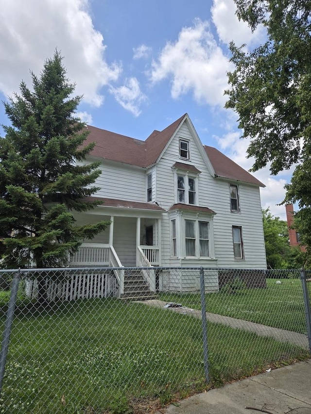 738 W 87th St, Chicago, IL 60620 - victorian house with covered porch