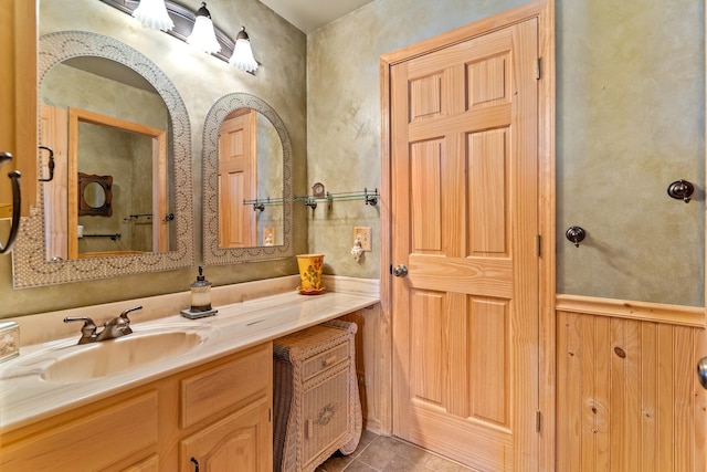 1003 Sandpiper Ct, Bartlett, IL 60103 - bathroom with vanity and tile patterned flooring