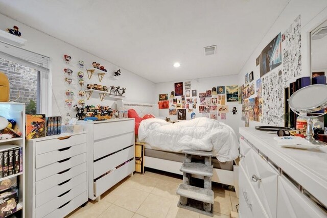 2816 Cuyler Ave, Berwyn, IL 60402 - bedroom with recessed lighting and light tile patterned floors