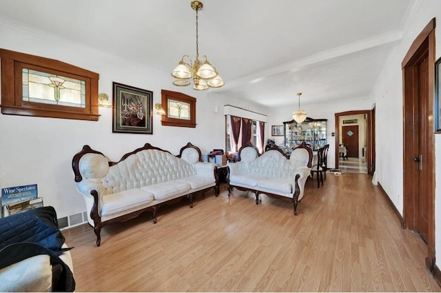 2816 Cuyler Ave, Berwyn, IL 60402 - bedroom featuring a chandelier and light wood-style flooring