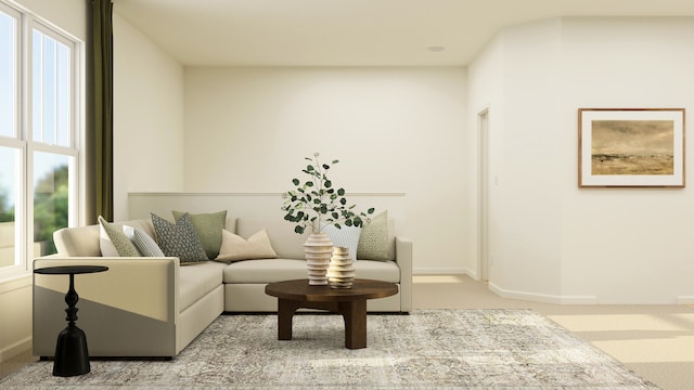 3709 Neubauer Cir, Lindenhurst, IL 60046 - living area featuring carpet flooring and baseboards