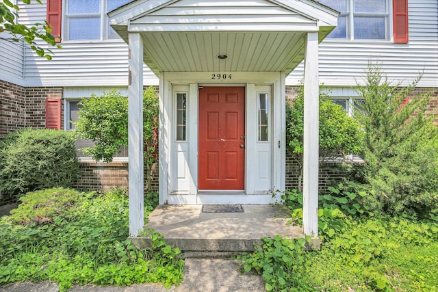 2904 Robeson Park Dr, Champaign, IL 61822 - entrance to property with brick siding