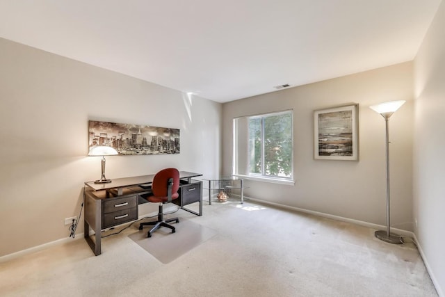 900 E Wilmette Rd Unit 205, Palatine, IL 60074 - carpeted home office with baseboards