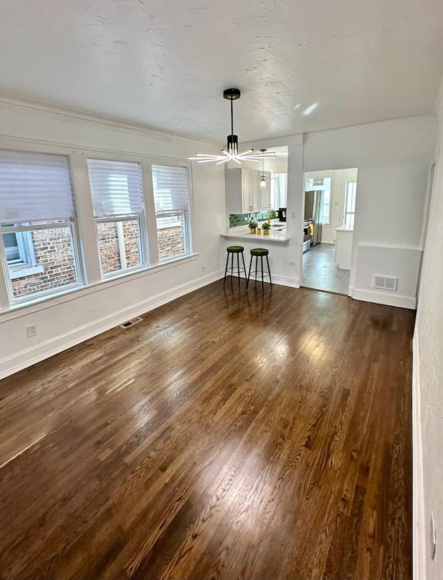 8344 S Ada St, Chicago, IL 60620 - living room with dark wood-type flooring, healthy amount of natural light, and a ceiling fan
