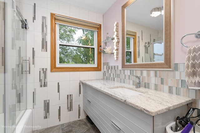 1145 S Chestnut Ave, Arlington Heights, IL 60005 - full bath with vanity and enclosed tub / shower combo