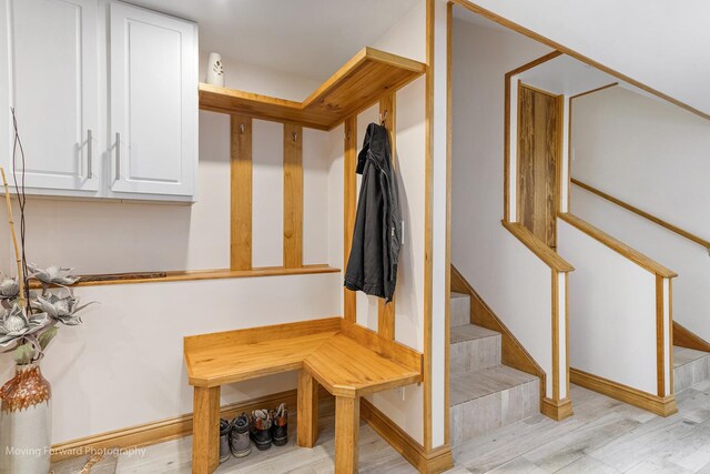 1145 S Chestnut Ave, Arlington Heights, IL 60005 - mudroom with light wood-style flooring and baseboards