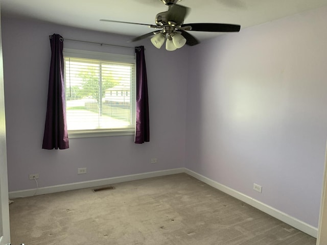 488 Fairview Dr Unit 0, Manhattan, IL 60442 - spare room featuring light carpet and ceiling fan