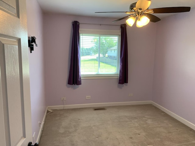 488 Fairview Dr Unit 0, Manhattan, IL 60442 - carpeted spare room featuring ceiling fan and baseboards