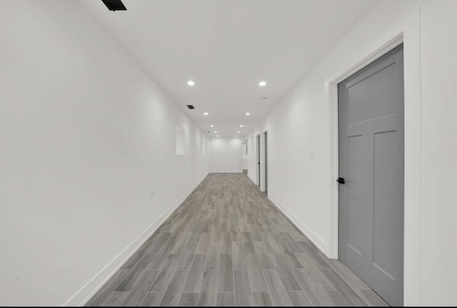 1444 W 49th Pl, Chicago, IL 60609 - hallway featuring recessed lighting and light wood-type flooring