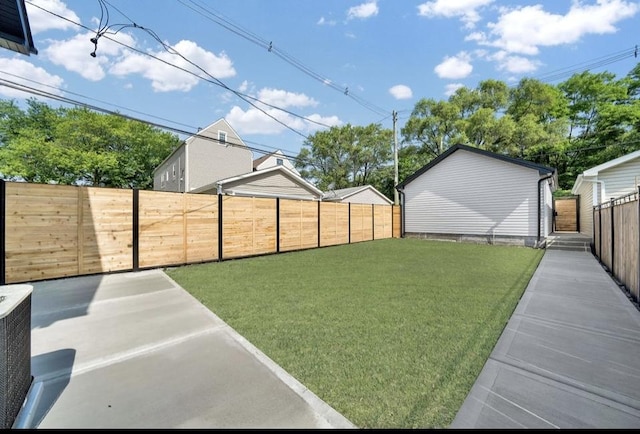 1444 W 49th Pl, Chicago, IL 60609 - fenced backyard featuring a patio area