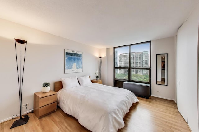 899 S Plymouth Ct Unit 1103, Chicago, IL 60605 - bedroom with light wood-type flooring and baseboards