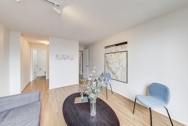 899 S Plymouth Ct Unit 1103, Chicago, IL 60605 - sitting room featuring light wood-style floors and baseboards