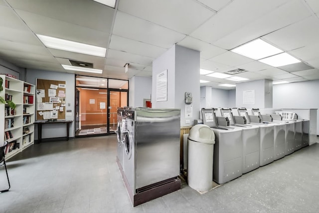 899 S Plymouth Ct Unit 1103, Chicago, IL 60605 - communal laundry room featuring separate washer and dryer