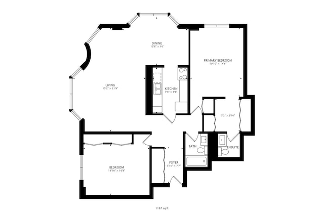 899 S Plymouth Ct Unit 1103, Chicago, IL 60605 - view of home floor plan