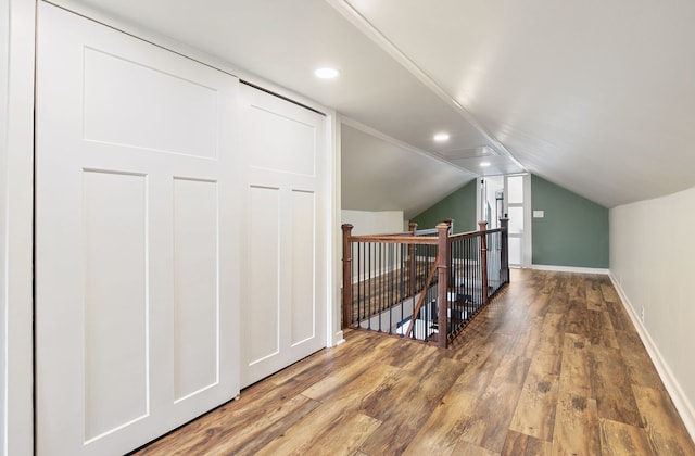 919 N Harvey Ave, Oak Park, IL 60302 - additional living space featuring wood finished floors, lofted ceiling, and recessed lighting
