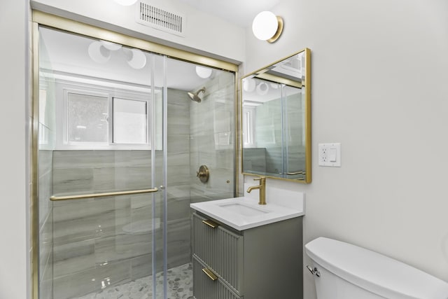 319 Kilpatrick Ave, Wilmette, IL 60091 - bathroom with vanity and a shower stall